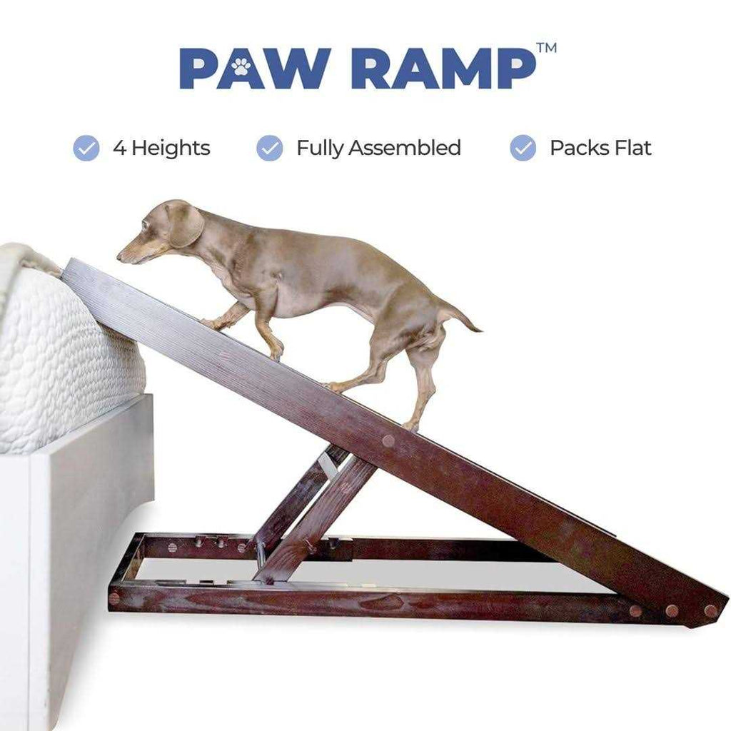 Natural Wood PawRamp for Small & Large Dogs T2312