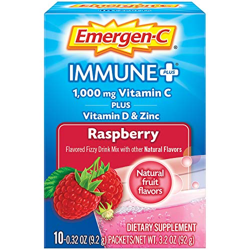 Raspberry Flavor Vitamin C Powder Supplement - 10 Count Y365553