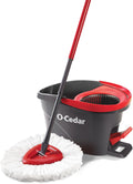 Microfiber Spin Mop and Bucket Floor Cleaning System Y4211