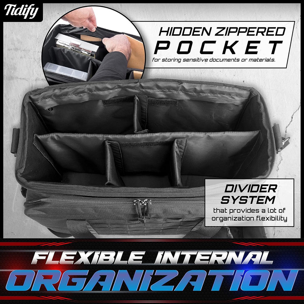 Tactical Bag Car Seat Organizer Range Bag MOLLE Organizer Heavy Duty Water Resistant C707947