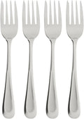 Satin Flatware Salad Forks, Set of 4 H705