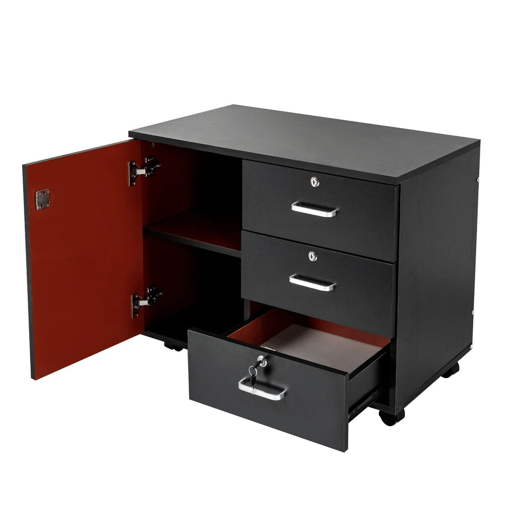 Mobile File Cabinet 3 Drawers with Wheels G673