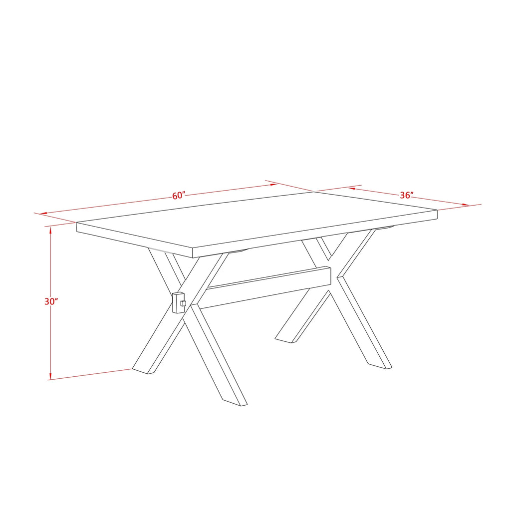 6-piece Wood Dinette Set Y249