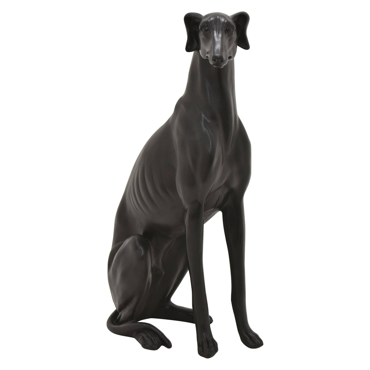 Black Resin Dog Decoration M257173