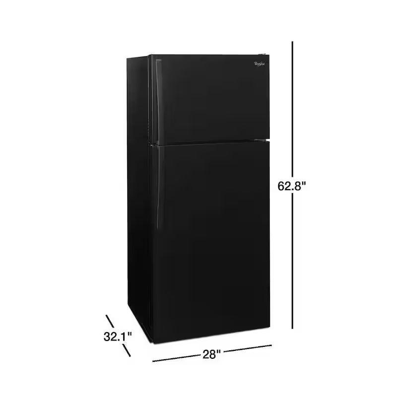 Top Freezer Refrigerator in Black X486080