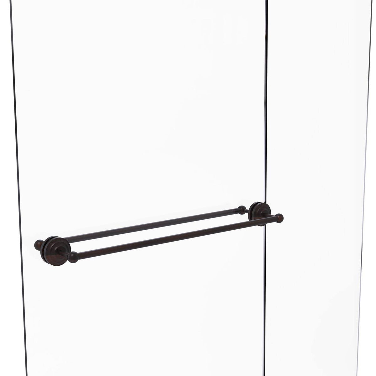 30 inch Back to Back Shower Door Towel Bar Venetian Bronze J29749