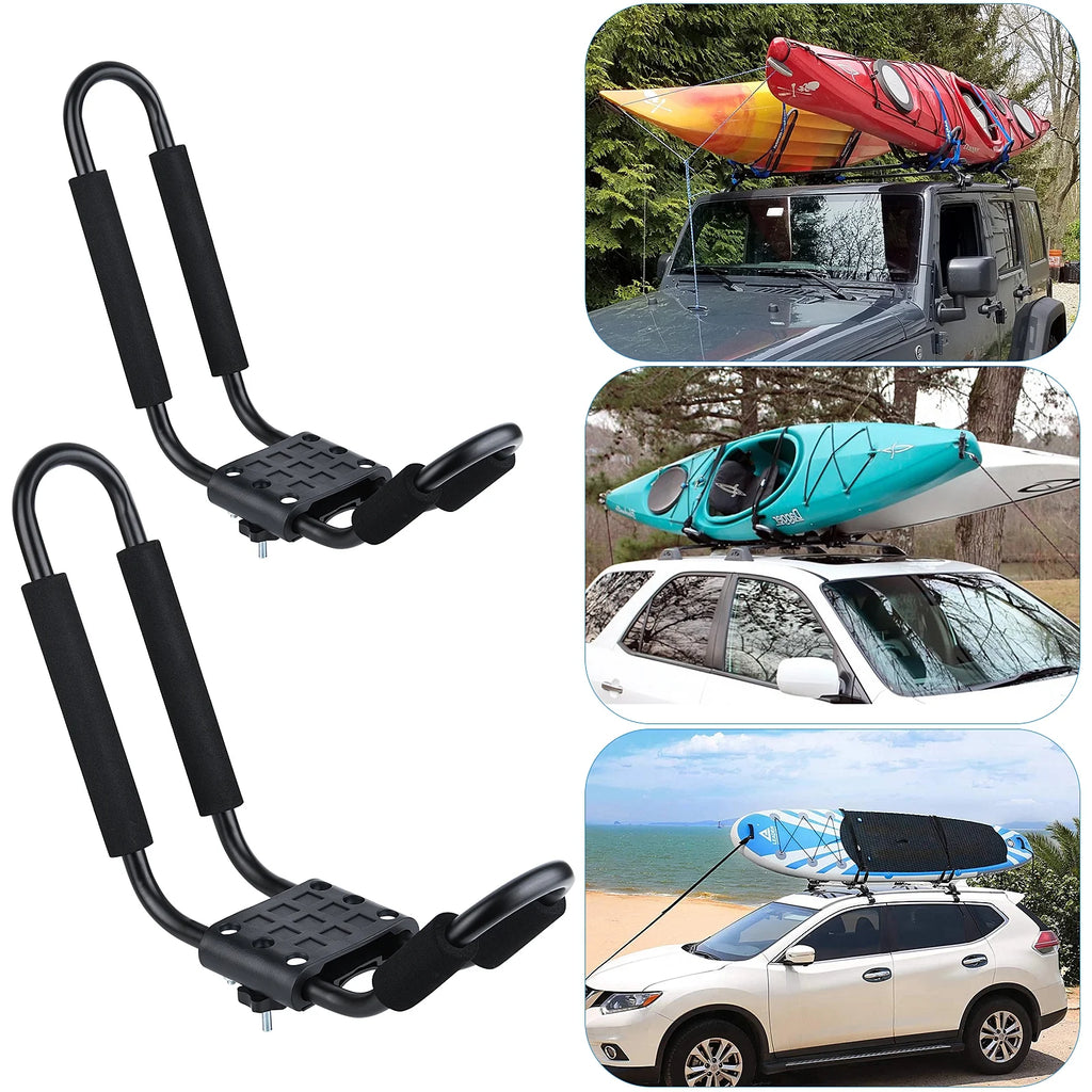 Kayak Roof Rack with 4 Ropes T59573