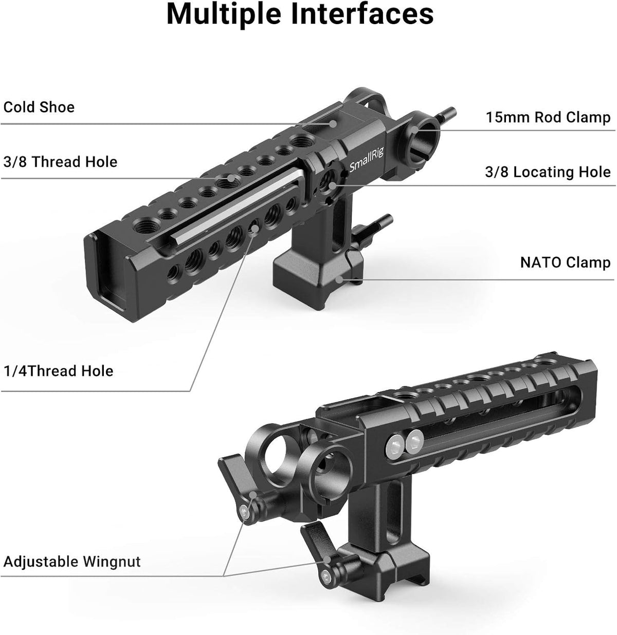 NATO Top Handle with 15mm Rod Clamp F67201