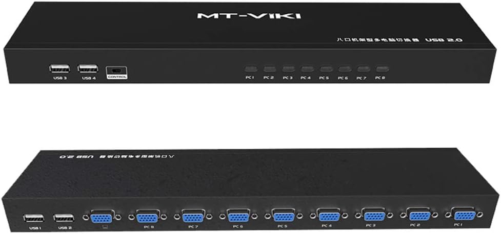 8 Port KVM Switch with VGA USB Cables, Pack of 2 Z207597