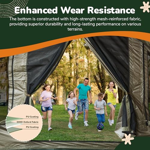 Inflatable Camping Tent with TPU Skylight U507