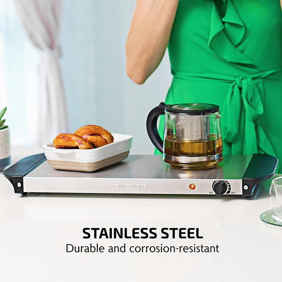 Silver Electric Warming Tray R37821