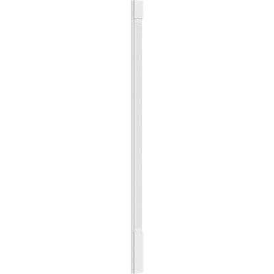 Fluted PVC Pilaster with Capital and Base (Pair) G71902
