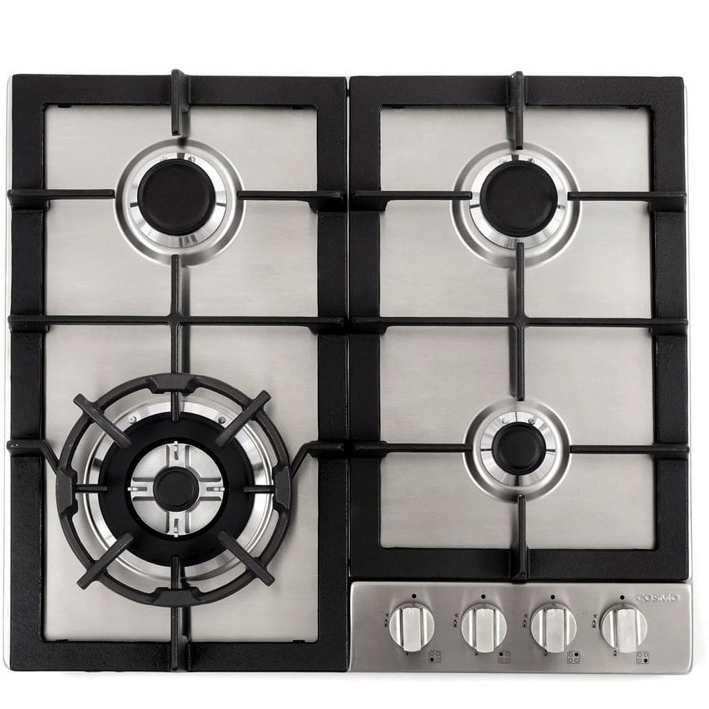 24 in. Stainless Steel Drop-In Gas Cooktop with 4 Burners P890519