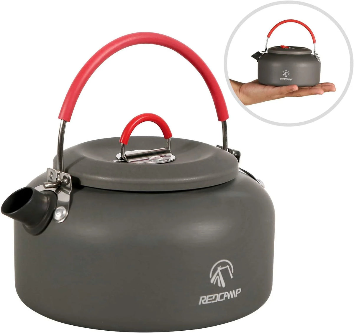 0.8L Small Camping Kettle with Carrying Bag K71985