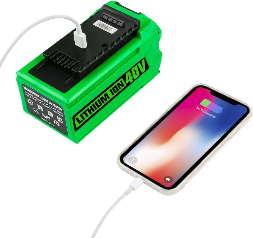 40V 6000mAh Replacement Battery Pack of 2 P5597