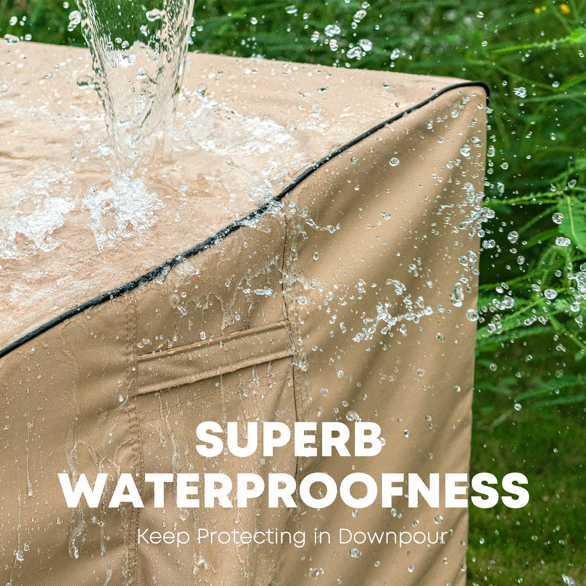 Waterproof 600D Heavy Duty Patio Furniture Cover W385