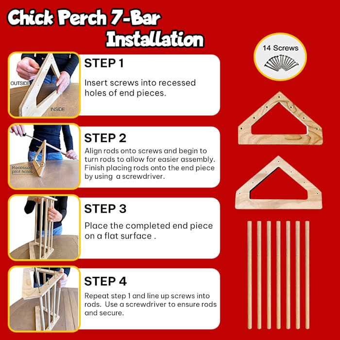 Chick Perch Roosting Bar Toy B345522