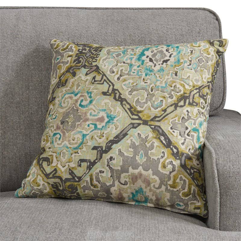 Grey Loveseat L67943