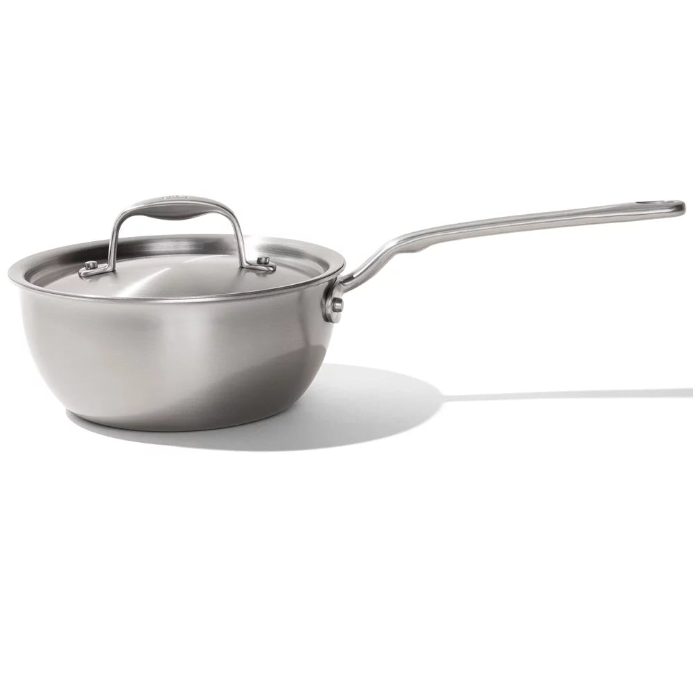 2 Quart Stainless Steel Saucier Pan C534