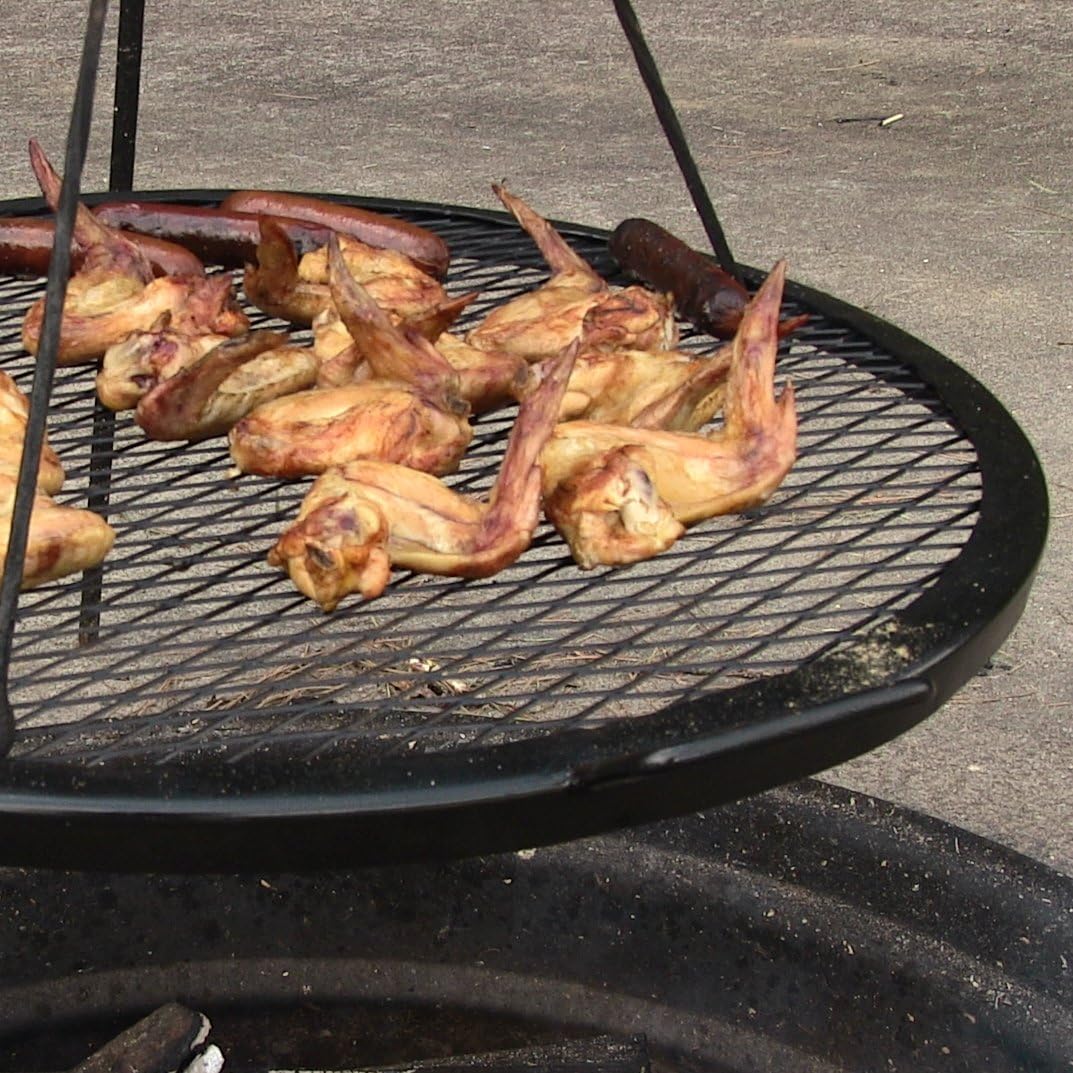 Round Heavy-Duty Steel Campfire Cooking Grate W854515