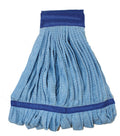 Blue Microfiber Tube Wet Mops, 15 x 2, 12/Carton E248167