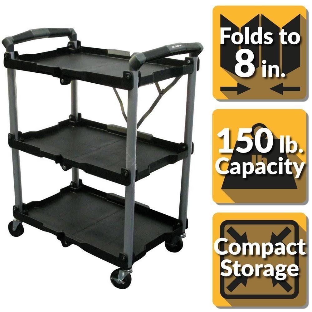 Black Service Cart O5518