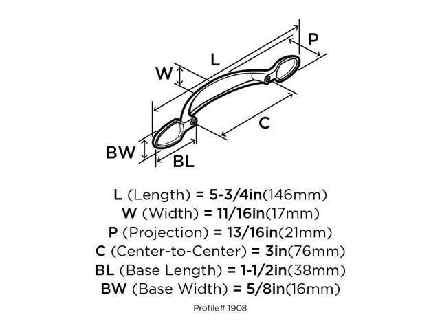 Satin Nickel Cabinet Pull 25-Pack R463332