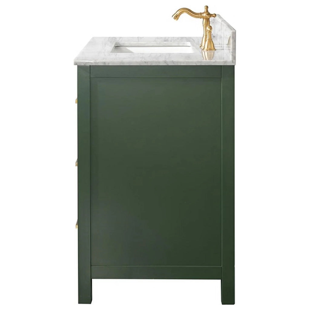 36" Green Wood Sink Vanity Cabinet W775