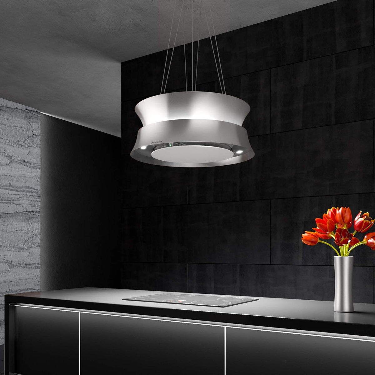 24" 940-CFM Stainless Steel Ductless Range Hood Q9438