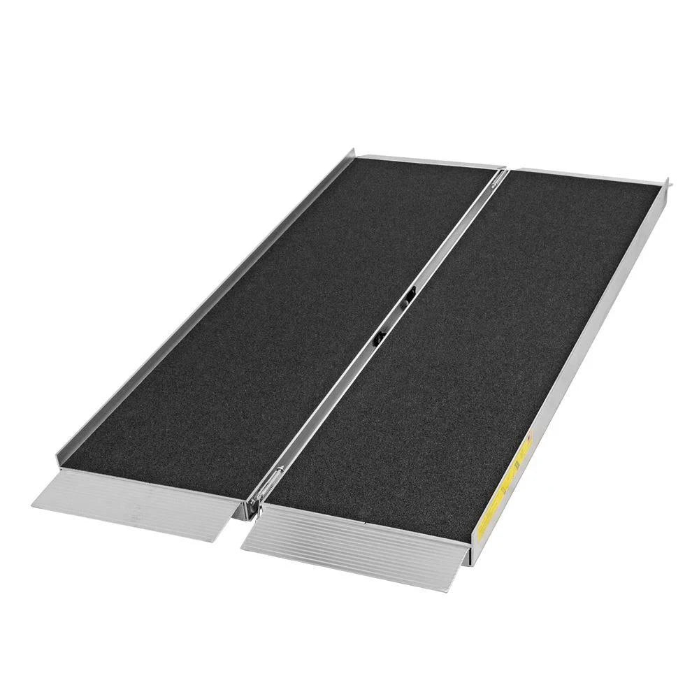 5' Portable Single-Fold Aluminum Wheelchair and Scooter Ramp X713850