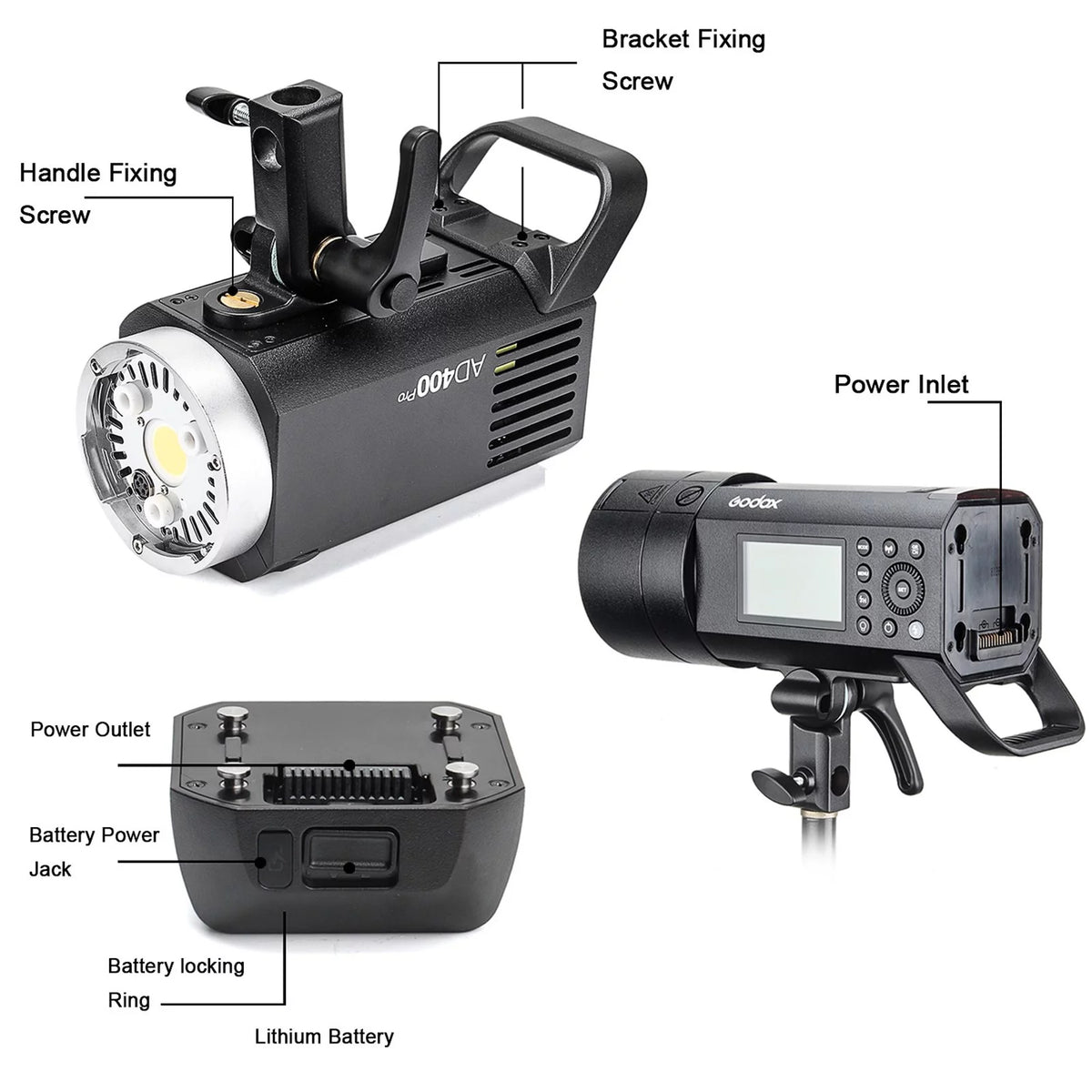 400W TTL Flash with 60cm Softbox X790