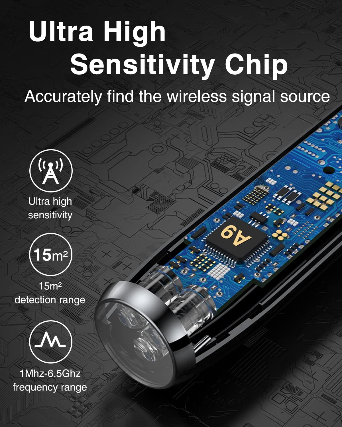 Hidden Camera Detector with 3 Modes, 5 Levels Sensitivity O1249