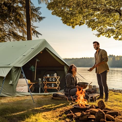Inflatable Camping Tent with TPU Skylight U507