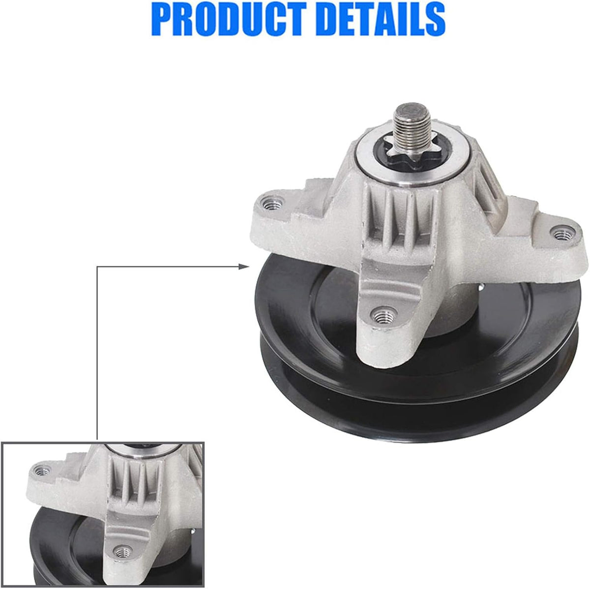 2 Pack Spindle Assembly with Pulley O973