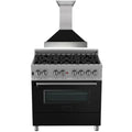 36 Dual Fuel Range with Range Hood Appliance Package Z794746