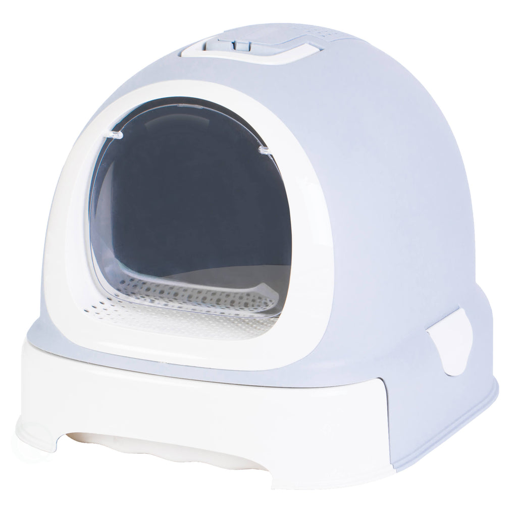 Fully Enclosed Hooded Litter Pan with Front Entry, Cat Litter Scoop Included G915741