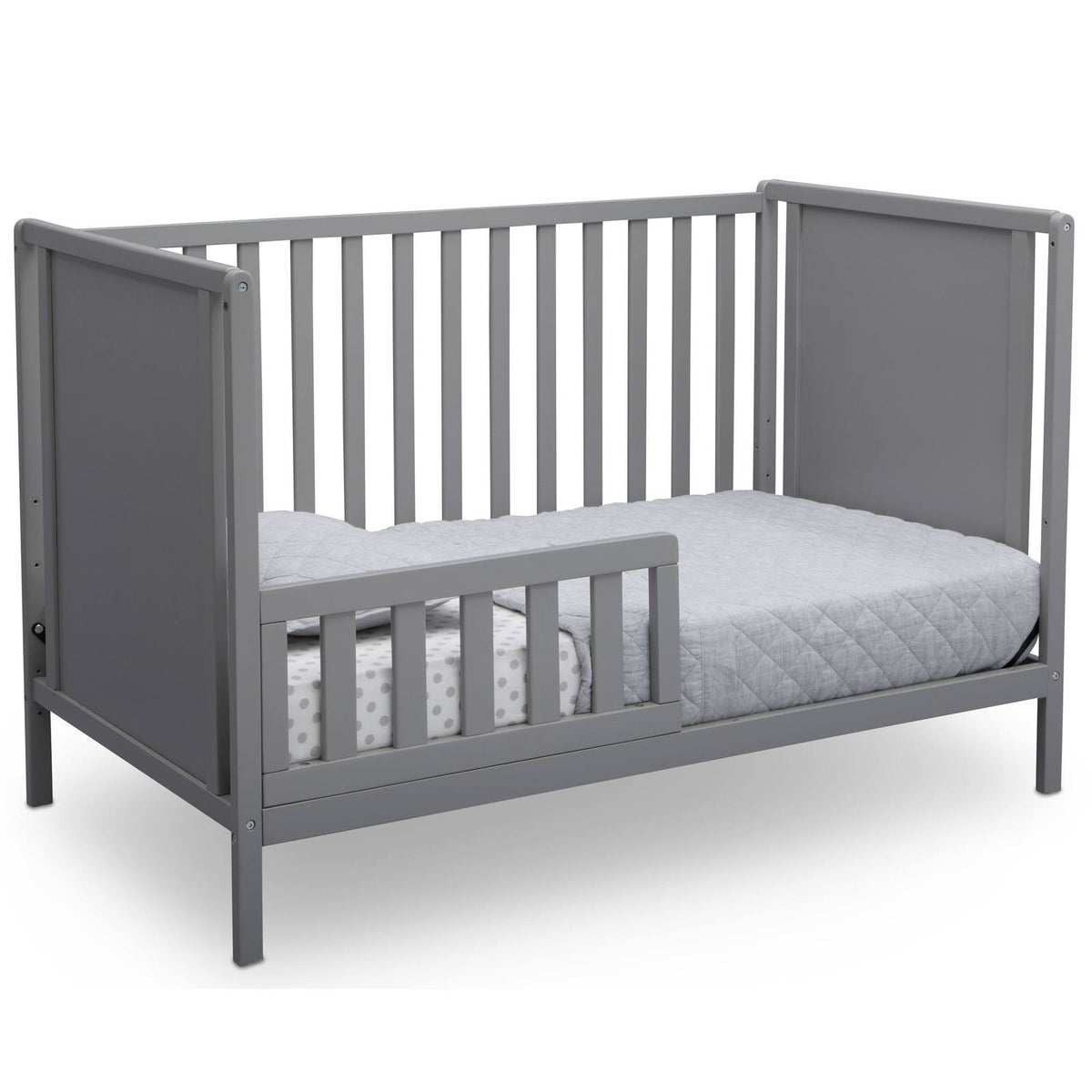 4-in-1 Convertible Crib, Grey X9130