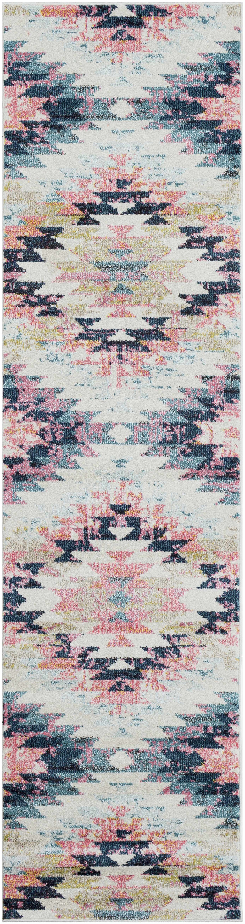 Blue Black Gray Area Rug X15196