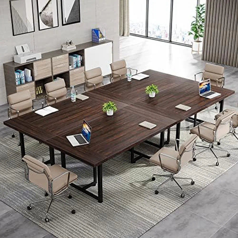 Brown Wooden Executive Desk K9524
