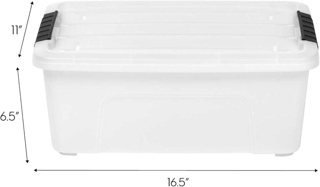 12 Quart Stack & Pull Box, 10 Pack L80193
