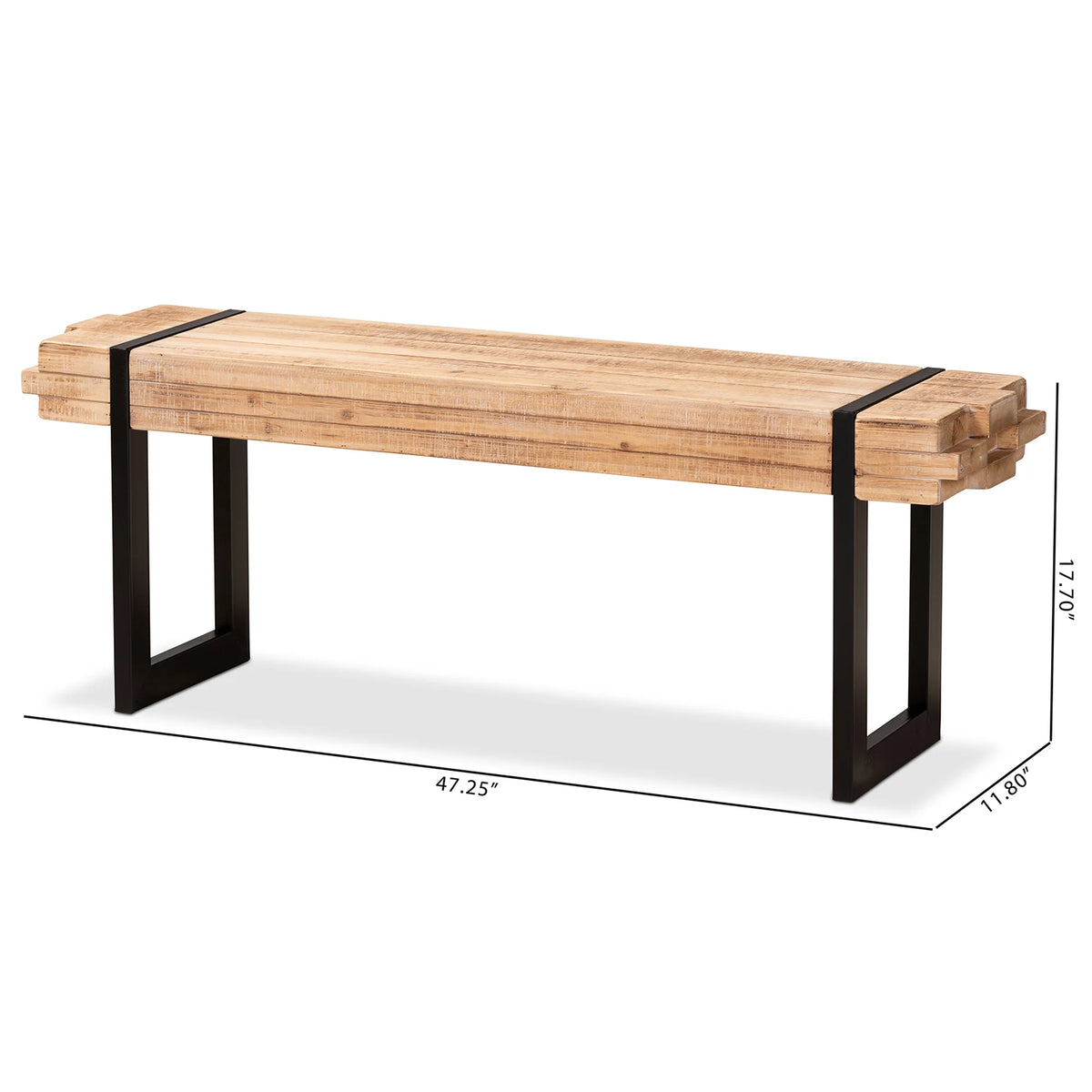 Natural Brown Bench A655