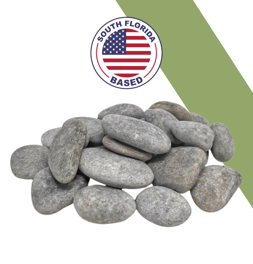 40 River Rocks for Painting, Flat and Smooth, 2-4 Inches H66957