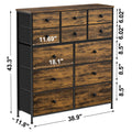 12 Drawer Fabric Storage Dresser C28846