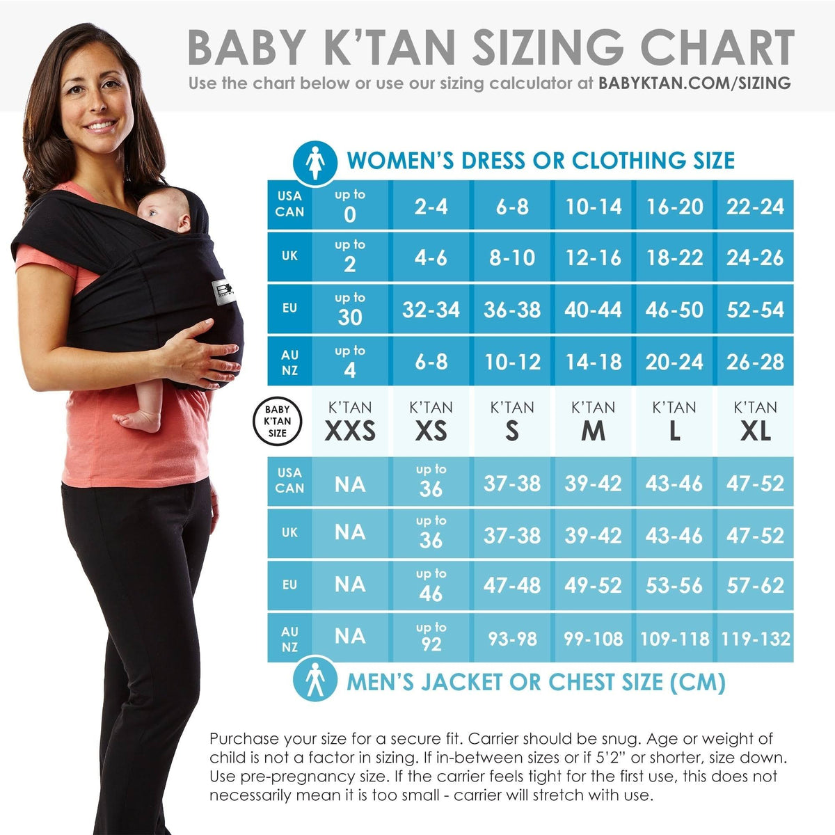 Gray Print Baby Wrap Carrier F867