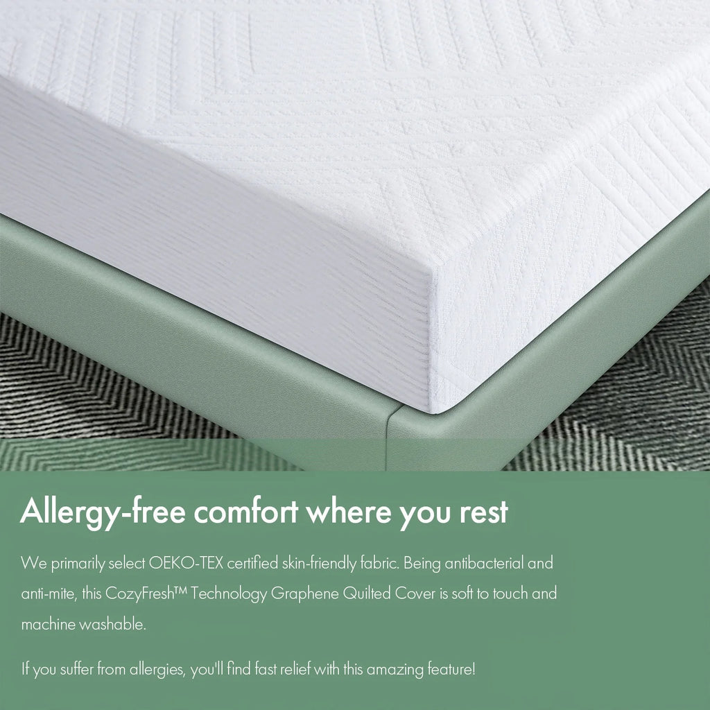 10" Cooling Gel Memory Foam Queen Mattress I4375