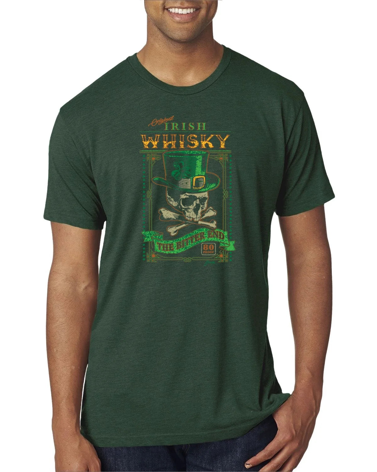 Forest Green Tri Blend Tee L5989