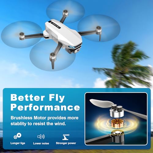 2K HD FPV Foldable Camera Drone E414993