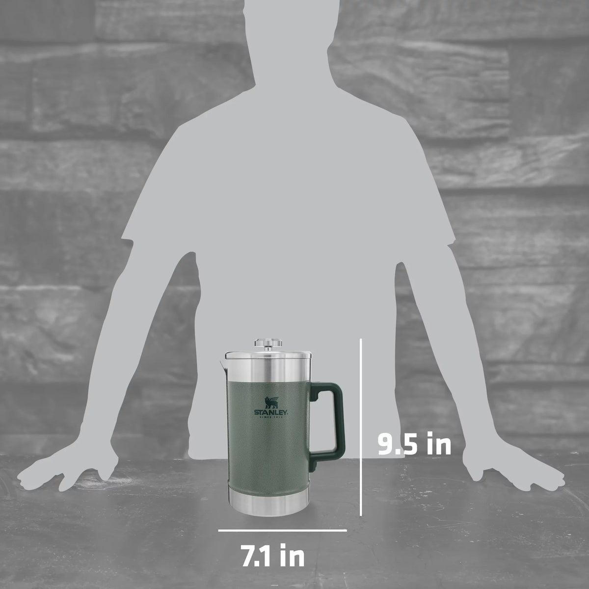48 oz Stainless Steel French Press G435