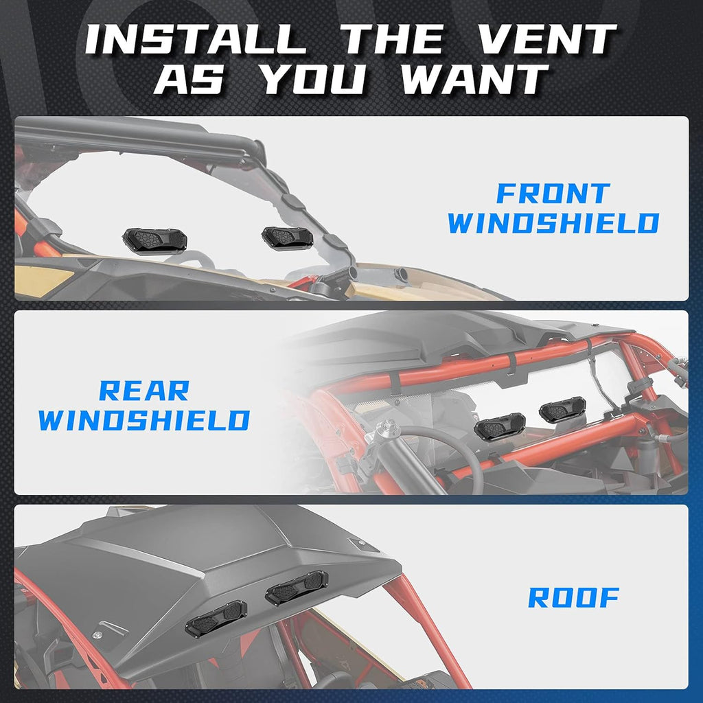 UTV Windshield Vent Kit 2 PCS I845511