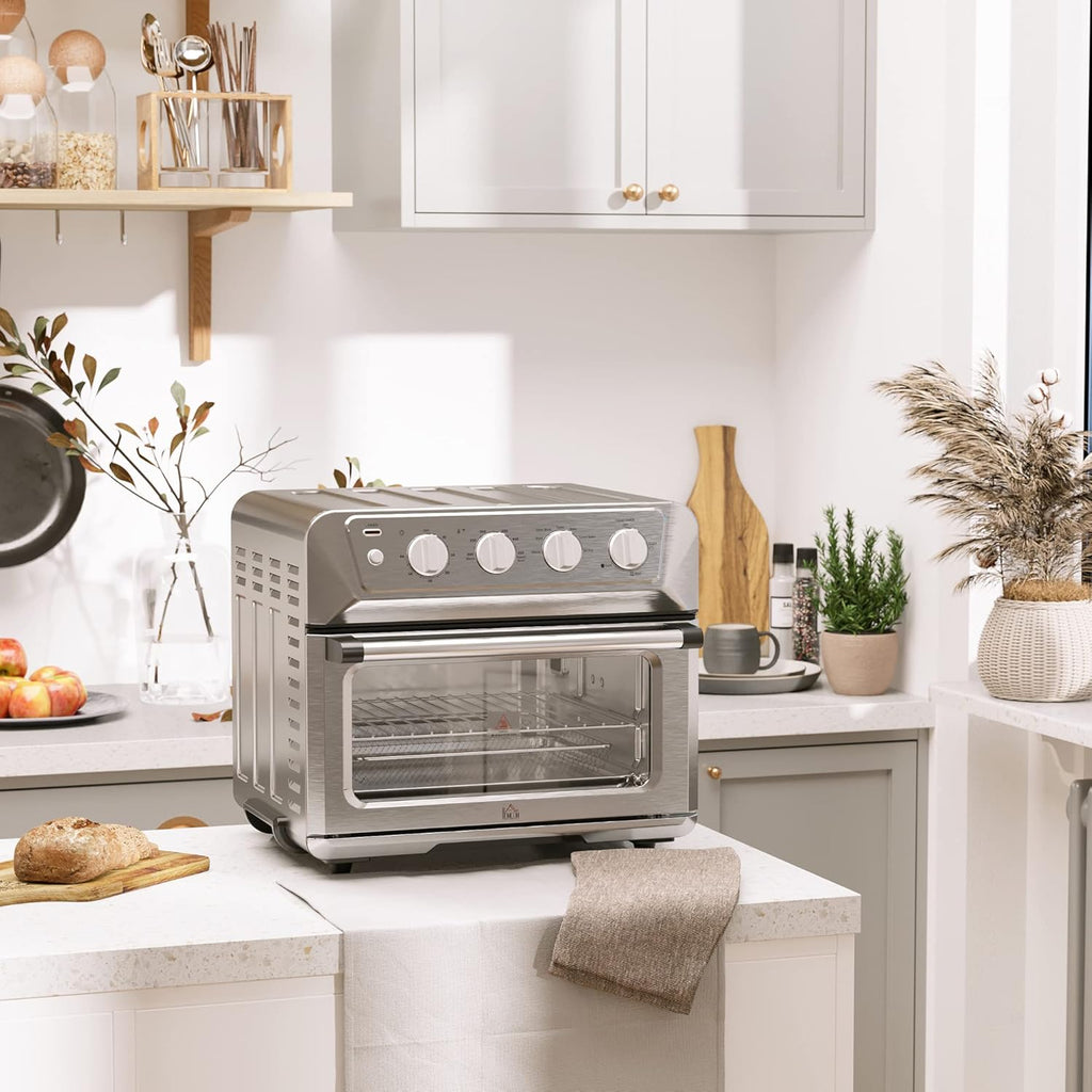 21QT 7-In-1 Convection Oven Countertop, Stainless Steel Finish B386441